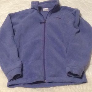 Columbia Fleece Zip Jacket Girls Size L